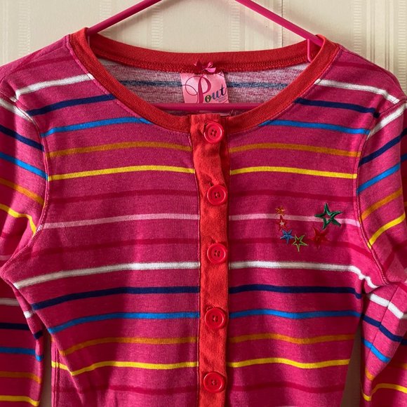 VICTORIA SECRET  Therma Striped Sleep Short Romper - Picture 2 of 4